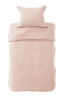 Ellos Dynebetræk|Sengesæt>Home Sengesæt Candice i vasket hør - 2 eller 3 dele Lys rosa