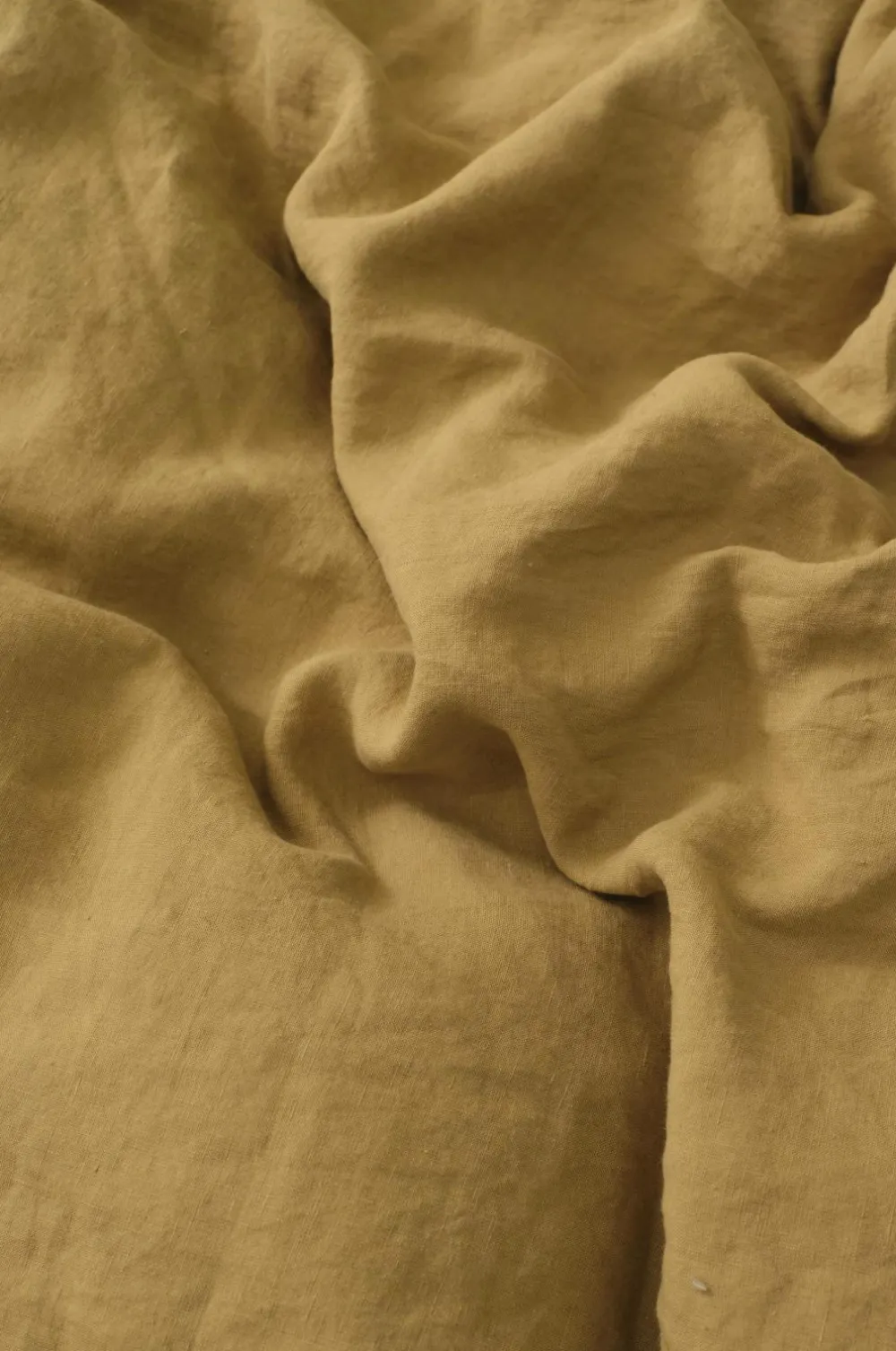 Ellos Dynebetræk|Sengesæt>Home Sengesæt Candice i vasket hør - 2 eller 3 dele Bronzegrøn