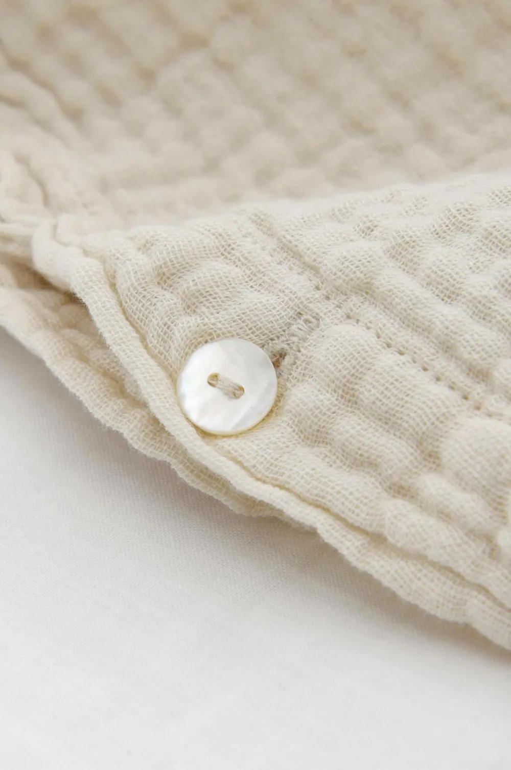 Ellos Dynebetræk|Sengesæt>Home Sengesæt Candela i muslin, 2 eller 3 dele Lys beige