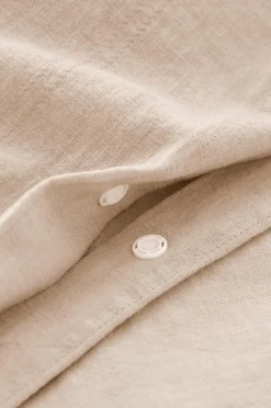 Ellos Home Sengesæt Elly i genanvendt halvlinned 2 eller 3 stykker Cremet hvid Sale