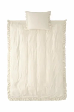Ellos Dynebetræk|Sengesæt>Home Sengesæt Gloria i bomuldssatin 2 eller 3 stykker Cremevit