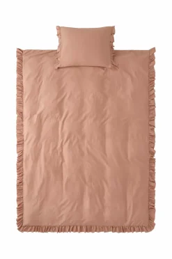 Ellos Dynebetræk|Sengesæt>Home Sengesæt Gloria i bomuldssatin 2 eller 3 stykker Nougatrosa