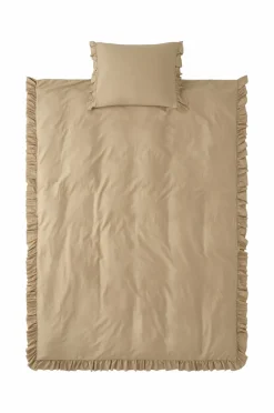 Ellos Dynebetræk|Sengesæt>Home Sengesæt Gloria i bomuldssatin 2 eller 3 stykker Lys olivengrøn