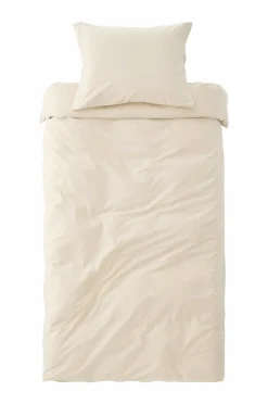 Ellos Dynebetræk|Sengesæt>Home Sengesæt Juliette af økologisk bomuld - 2 eller 3 dele Lys beige
