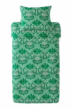 Ellos Home Sengesæt Juliett Medallion i bomuld 2 eller 3 stykker Ærtegrøn Discount