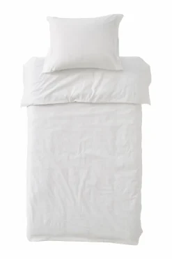 Ellos Dynebetræk|Sengesæt>Home Sengesæt Juliette af økologisk bomuld - 2 eller 3 dele Hvid