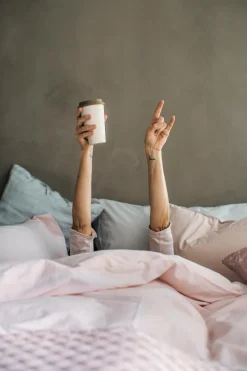 Ellos Home Sengesæt Juliette af økologisk bomuld - 2 eller 3 dele Lys rosa Outlet