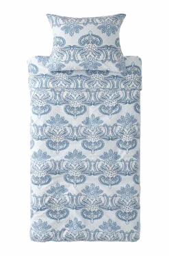 Ellos Dynebetræk|Sengesæt>Home Sengesæt Juliett Medallion i bomuld 2 eller 3 stykker Blå