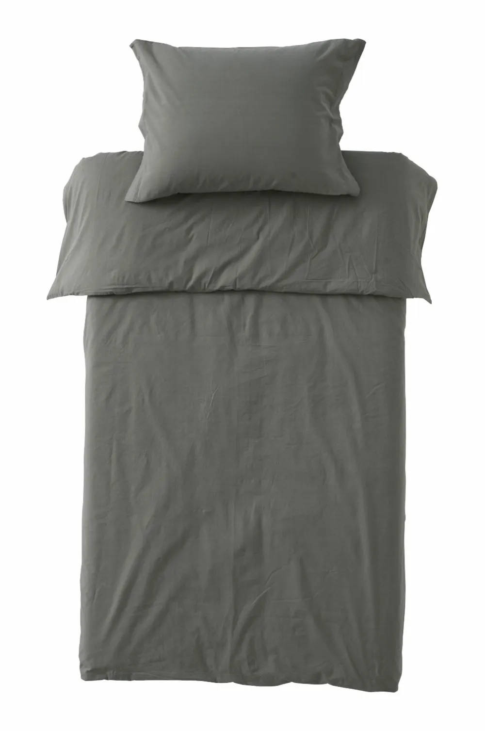 Ellos Home Sengesæt Juliette af økologisk bomuld - 2 eller 3 dele Kakigrøn Online