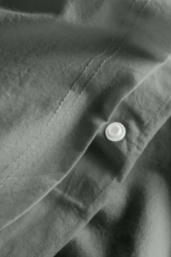 Ellos Home Sengesæt Juliette af økologisk bomuld - 2 eller 3 dele Kakigrøn Online