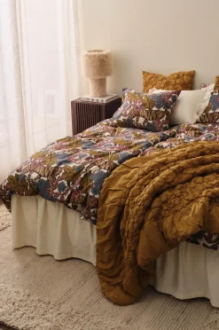 Ellos Dynebetræk|Sengesæt>Home Sengesæt Milly Tiger i vasket bomuld 2 eller 3 stykker Beige