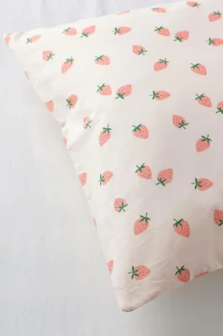 Ellos Home Sengesæt Milly Fruit i bomuld 2 eller 3 stykker Cremet hvid Discount