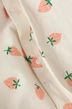 Ellos Home Sengesæt Milly Fruit i bomuld 2 eller 3 stykker Cremet hvid Discount