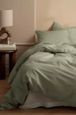 Ellos Home Sengesæt Milly i bomuld 2 eller 3 stykker Kakigrøn