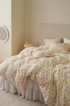 Ellos Dynebetræk|Sengesæt>Home Sengesæt Milly Fruit i bomuld 2 eller 3 stykker Lyserød