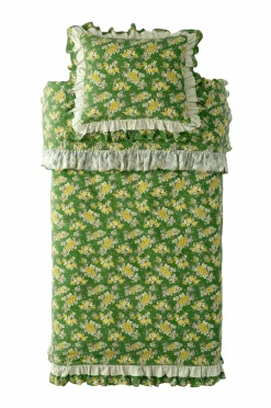 Ellos Home Sengesæt Milly Flower i bomuld 2 dele Grøn Online