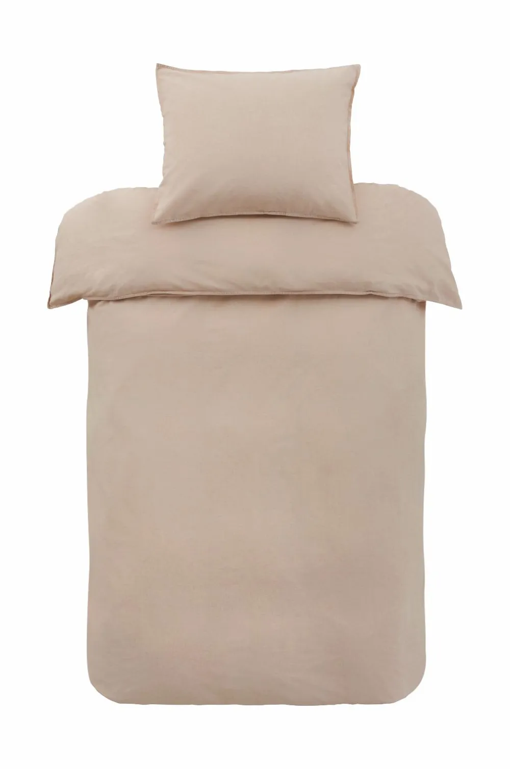 Ellos Dynebetræk|Sengesæt>Home Sengesæt Rania i vintagevasket bomuld BEIGE