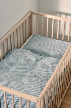 Ellos Dyne- & Pudebetræk Til Børn>Home Sengesæt Sleeping In til tremmeseng 100x130 cm, 2 dele Lyseblå