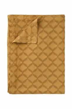 Ellos Home Sengetæppe Lulia Brungul Outlet