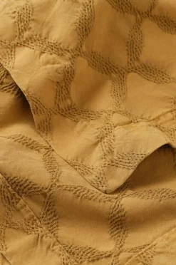 Ellos Home Sengetæppe Lulia Brungul Outlet