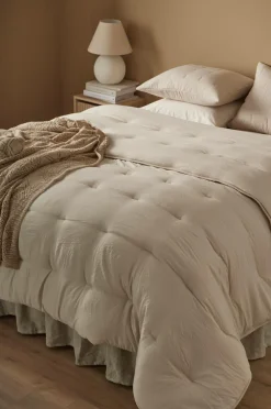 Ellos Home Sengetæppe Milly Boutis Linen beige Sale