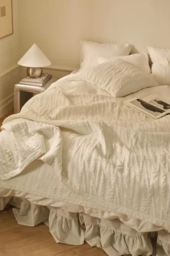 Ellos Home Sengetæppe Cleo Hvid Online