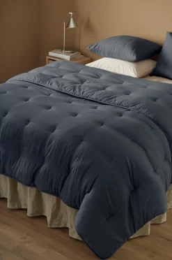 Ellos Sengetæpper>Home Sengetæppe Milly Boutis Mørk gråblå