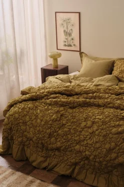 Ellos Sengetæpper>Home Sengetæppe Lilo Brungul