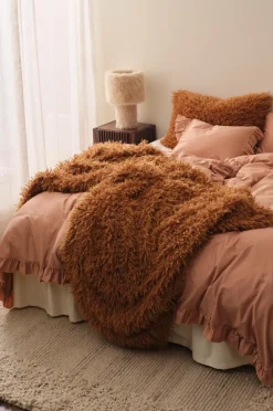 Ellos Sengetæpper>Home Sengetæppe Noelia Bränd orange