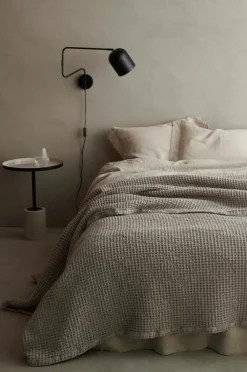 Ellos Sengetæpper>Home Sengetæppe Lois A121b 100% linen beige