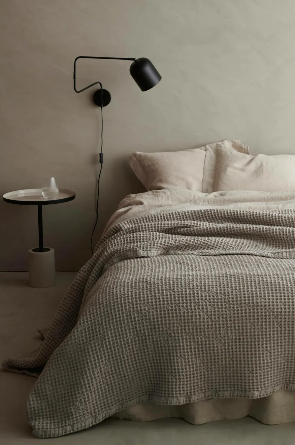 Ellos Sengetæpper>Home Sengetæppe Lois A121b 100% linen beige