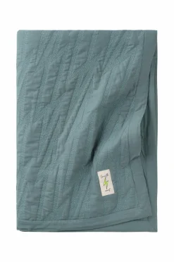 Ellos Home Sengetæppe Cleo Lys petrolgrøn Discount