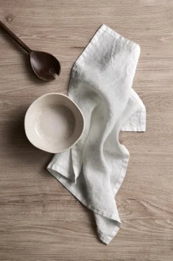 Ellos Borddækning & Servering|Bordtekstiler>Home Serviet Malva 2-pak i 100% hør Hvid