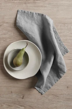 Ellos Home Serviet Malva 2-pak i 100% hør Grå