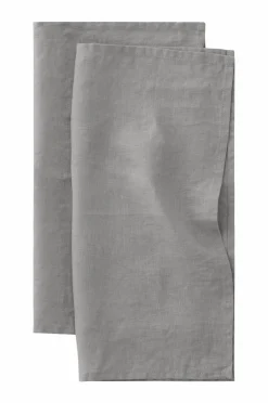 Ellos Home Serviet Malva 2-pak i 100% hør Grå