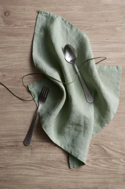 Ellos Borddækning & Servering|Bordtekstiler>Home Serviet Malva 2-pak i 100% hør Grøn