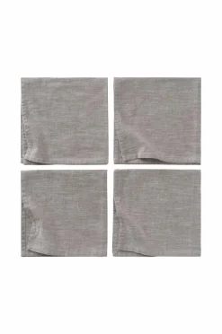Ellos Borddækning & Servering|Bordtekstiler>Home Serviet Ramona Uni 4-pak Brun