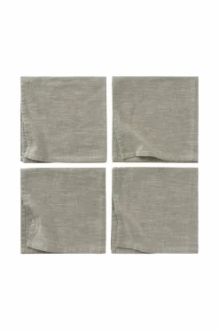 Ellos Home Serviet Ramona Uni 4-pak Grøn Discount