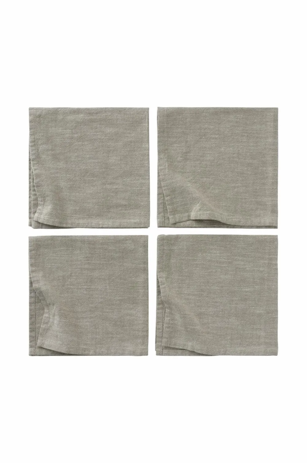 Ellos Home Serviet Ramona Uni 4-pak Grøn Discount