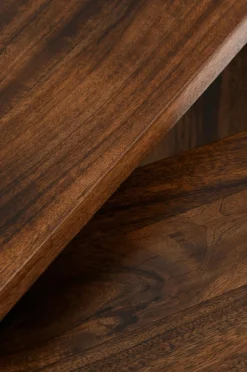 Ellos Home Sidebord / skrivebord Helle, sæt med 2 Brunvokset Best