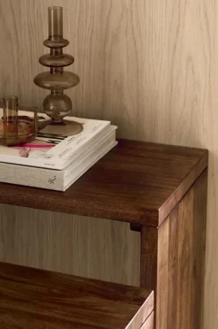 Ellos Home Sidebord / skrivebord Helle, sæt med 2 Brunvokset Best