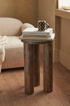 Ellos Home Sidebord Grow diameter 34,5 cm Brunvokset Clearance