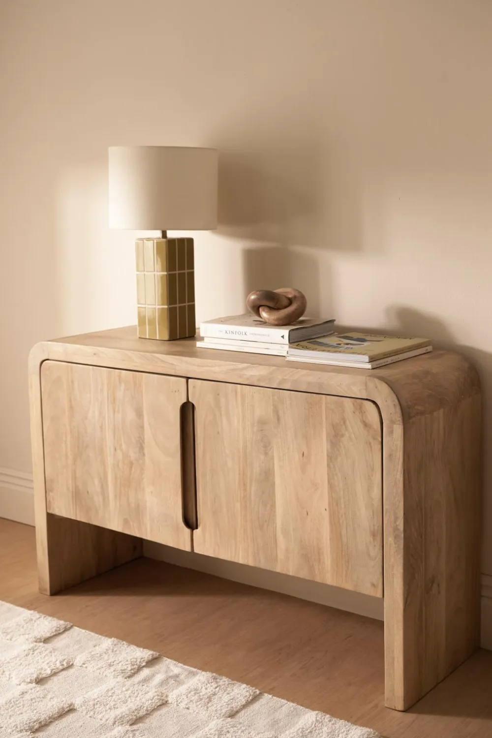 Ellos Home Skab Curve Beige Hot