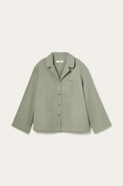 Ellos Home Skjorte Candela Peached Kakigrøn Discount