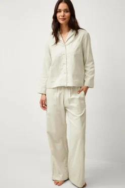 Ellos Homewear>Home Skjorte Candela Peached Lys beige