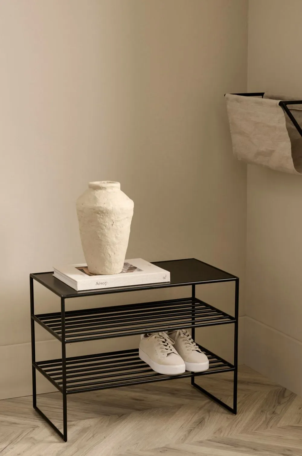 Ellos Home Skoreol / bænk Elis Sort New