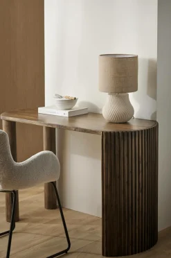 Ellos Home Skrivebord/sidebord Bisselina Brunvokset Outlet