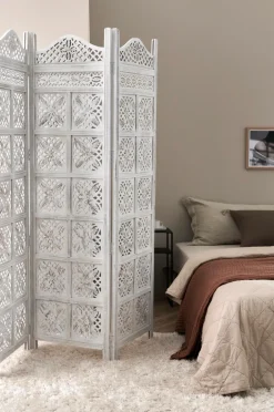 Ellos Skærmvægge>Home Skærmvæg Snidad Hvid