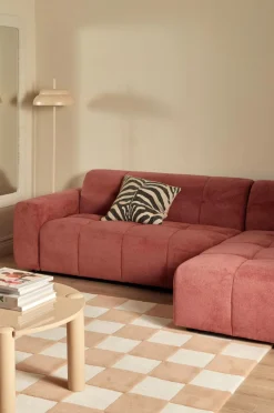 Ellos Home Sofa Alvaleja 2,5-sæders med Chaiselong Terracitta