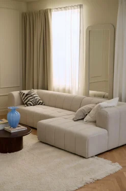 Ellos Home Sofa Corvetta 4-personers med Chaiselong Cremet hvid New